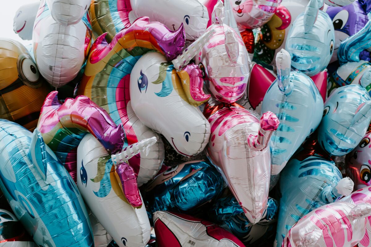 Unicorn balloons